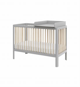 PINIO PURE przewijak na łóżeczko 60x120 kolor szary