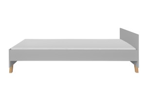 NOVELIES ZARA  łóżko 90x200 szare